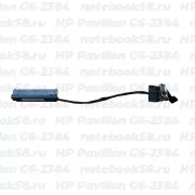 Шлейф жесткого диска для ноутбука HP Pavilion G6-2384 (6+7pin)