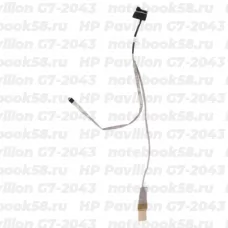 Шлейф матрицы для ноутбука HP Pavilion G7-2043 (40pin LVDS, LED)