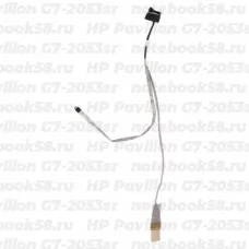 Шлейф матрицы для ноутбука HP Pavilion G7-2053sr (40pin LVDS, LED)