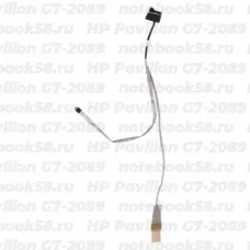 Шлейф матрицы для ноутбука HP Pavilion G7-2089 (40pin LVDS, LED)