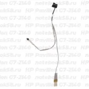 Шлейф матрицы для ноутбука HP Pavilion G7-2140 (40pin LVDS, LED)