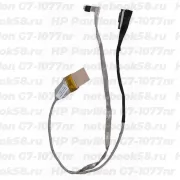 Шлейф матрицы для ноутбука HP Pavilion G7-1077nr (40pin LVDS, LED)