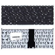 Клавиатура для ноутбука Acer Swift 1 SF114-32, 3 SF314-41, SF314-54, SF314-55, SF314-56 Чёрная, без рамки Клавиатура для ноутбука Acer Swift 1 SF114-32, 3 SF314-41, SF314-54, SF314-55, SF314-56 Чёрная, без рамки
