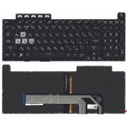 Клавиатура Asus TUF Gaming A15 FA506, F15 FX506, A17 FA706, F17 FX706, 0KNR0-681MRU00 Черная, без рамки, с подсветкой Клавиатура Asus TUF Gaming A15 FA506, F15 FX506, A17 FA706, F17 FX706, 0KNR0-681MRU00 Черная, без рамки, с подсветкой