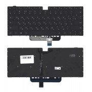 Клавиатура Huawei MateBook D 14, D 15, D 16, Honor MagicBook 14, 15, 9ZNG2BN001 черная, без рамки, с подсветкой Клавиатура Huawei MateBook D 14, D 15, D 16, Honor MagicBook 14, 15, 9ZNG2BN001 черная, без рамки, с подсветкой