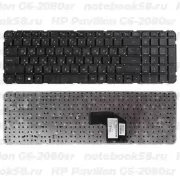 Клавиатура для ноутбука HP Pavilion G6-2080sr Черная, без рамки