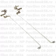 Петли матрицы для ноутбука HP Pavilion G6-2034 (левая + правая)