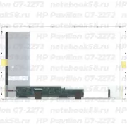 Матрица для ноутбука HP Pavilion G7-2272 (1600x900 HD+) TN, 40pin, Глянцевая