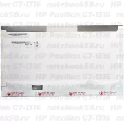 Матрица для ноутбука HP Pavilion G7-1316 (1600x900 HD+) TN, 40pin, Глянцевая