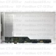 Матрица для ноутбука HP Pavilion G7-1313sr (1600x900 HD+) TN, 40pin, Глянцевая