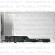 Матрица для ноутбука HP Pavilion G7-1314er (1600x900 HD+) TN, 40pin, Глянцевая