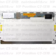 Матрица для ноутбука HP Pavilion G7-1318 (1600x900 HD+) TN, 40pin, Матовая