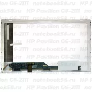 Матрица для ноутбука HP Pavilion G6-2111 (1366x768 HD) TN, 40pin, Глянцевая