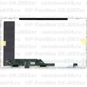 Матрица для ноутбука HP Pavilion G6-2055er (1366x768 HD) TN, 40pin, Матовая