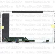 Матрица для ноутбука HP Pavilion G6-2231nr (1366x768 HD) TN, 40pin, Матовая