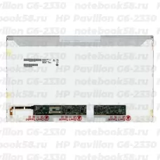 Матрица для ноутбука HP Pavilion G6-2330 (1366x768 HD) TN, 40pin, Глянцевая
