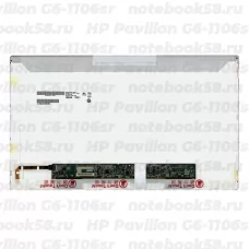 Матрица для ноутбука HP Pavilion G6-1106sr (1366x768 HD) TN, 40pin, Глянцевая