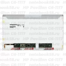 Матрица для ноутбука HP Pavilion G6-1117 (1366x768 HD) TN, 40pin, Глянцевая