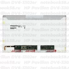 Матрица для ноутбука HP Pavilion DV6-3302er (1366x768 HD) TN, 40pin, Глянцевая