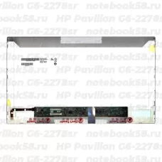 Матрица для ноутбука HP Pavilion G6-2278sr (1366x768 HD) TN, 40pin, Матовая