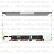 Матрица для ноутбука HP Pavilion G6-2231nr (1366x768 HD) TN, 40pin, Матовая