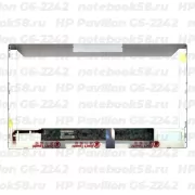 Матрица для ноутбука HP Pavilion G6-2242 (1366x768 HD) TN, 40pin, Матовая
