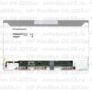 Матрица для ноутбука HP Pavilion G6-2235sr (1366x768 HD) TN, 40pin, Матовая
