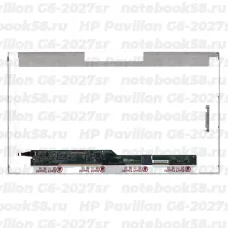 Матрица для ноутбука HP Pavilion G6-2027sr (1366x768 HD) TN, 40pin, Глянцевая