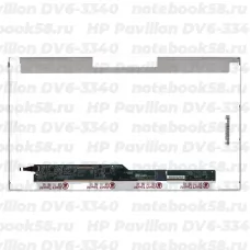 Матрица для ноутбука HP Pavilion DV6-3340 (1366x768 HD) TN, 40pin, Глянцевая