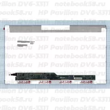 Матрица для ноутбука HP Pavilion DV6-3311 (1366x768 HD) TN, 40pin, Матовая