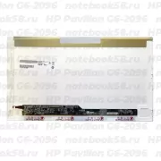 Матрица для ноутбука HP Pavilion G6-2096 (1366x768 HD) TN, 40pin, Глянцевая