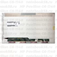 Матрица для ноутбука HP Pavilion G6-1140 (1366x768 HD) TN, 40pin, Глянцевая