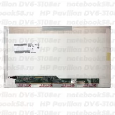 Матрица для ноутбука HP Pavilion DV6-3108er (1366x768 HD) TN, 40pin, Глянцевая