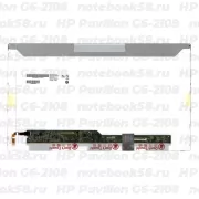 Матрица для ноутбука HP Pavilion G6-2108 (1366x768 HD) TN, 40pin, Матовая