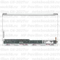 Матрица для ноутбука HP Pavilion G6-2027sr (1366x768 HD) TN, 40pin, Глянцевая