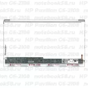 Матрица для ноутбука HP Pavilion G6-2108 (1366x768 HD) TN, 40pin, Глянцевая