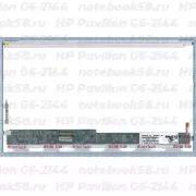 Матрица для ноутбука HP Pavilion G6-2144 (1366x768 HD) TN, 40pin, Глянцевая