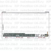 Матрица для ноутбука HP Pavilion G6-2140 (1366x768 HD) TN, 40pin, Глянцевая