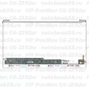Матрица для ноутбука HP Pavilion G6-2392sr (1366x768 HD) TN, 40pin, Глянцевая