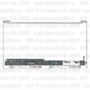 Матрица для ноутбука HP Pavilion G6-2101 (1366x768 HD) TN, 40pin, Глянцевая