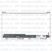 Матрица для ноутбука HP Pavilion G6-2144 (1366x768 HD) TN, 40pin, Глянцевая