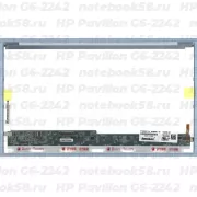 Матрица для ноутбука HP Pavilion G6-2242 (1366x768 HD) TN, 40pin, Глянцевая
