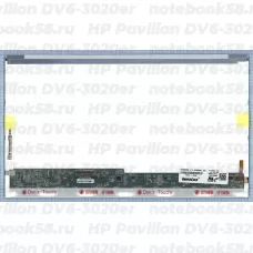 Матрица для ноутбука HP Pavilion DV6-3020er (1366x768 HD) TN, 40pin, Глянцевая