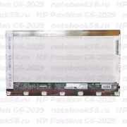 Матрица для ноутбука HP Pavilion G6-2029 (1366x768 HD) TN, 40pin, Глянцевая