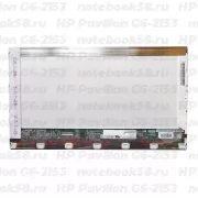 Матрица для ноутбука HP Pavilion G6-2153 (1366x768 HD) TN, 40pin, Глянцевая