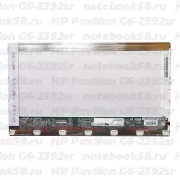 Матрица для ноутбука HP Pavilion G6-2392sr (1366x768 HD) TN, 40pin, Глянцевая