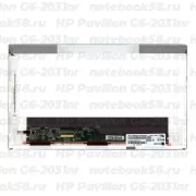 Матрица для ноутбука HP Pavilion G6-2031nr (1366x768 HD) TN, 40pin, Матовая