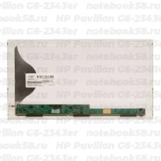 Матрица для ноутбука HP Pavilion G6-2343er (1366x768 HD) TN, 40pin, Матовая