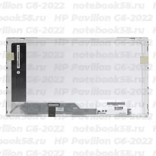 Матрица для ноутбука HP Pavilion G6-2022 (1366x768 HD) TN, 40pin, Глянцевая