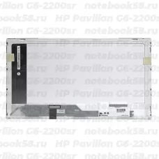 Матрица для ноутбука HP Pavilion G6-2200sr (1366x768 HD) TN, 40pin, Глянцевая